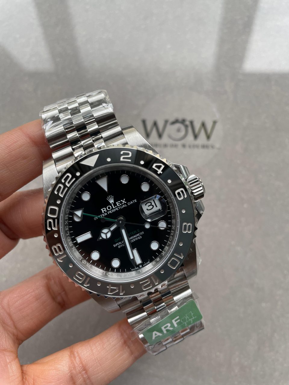 ARF Factory 1:1 GMT-Master II 126710 GRNR Bruce wayne Best Edition Black/grey Ceramic VR3285 CHS