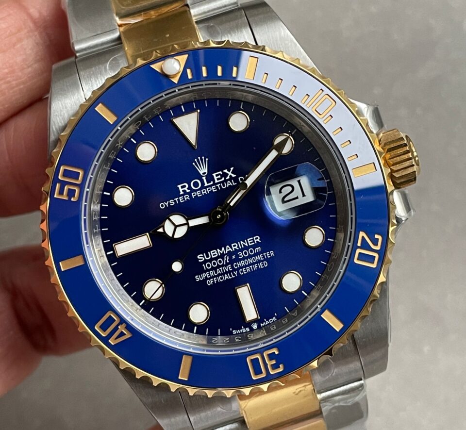 VSF FACTORY 1:1 Submariner 116613 LB Best Edition SS/YG Bluesy Blue Ceramic 904L Steel Blue Dial VS3235