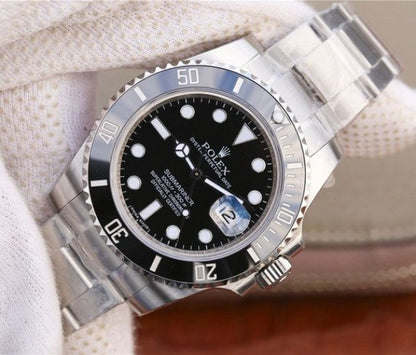 Clean Factory Rolex Submariner 116610 LN Black Ceramic VRF SS Bracelet A2836
