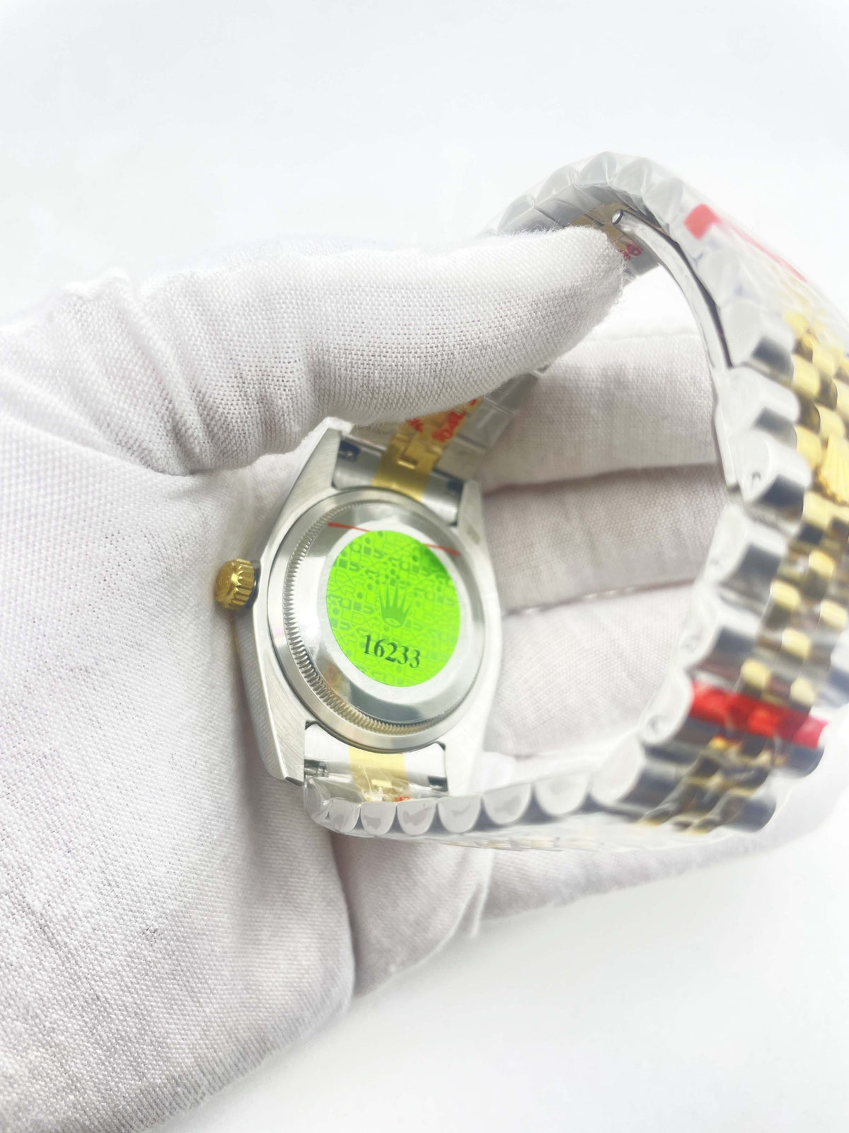 Rolex Datejust 36 Steel and Yellow Gold Diamond Dial Ref.16233