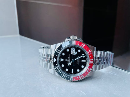 GMF Factory 1:1 GMT Master II 16710 V5 COLA 904L SS 1:1 RED BLACK Bezel Best Edition