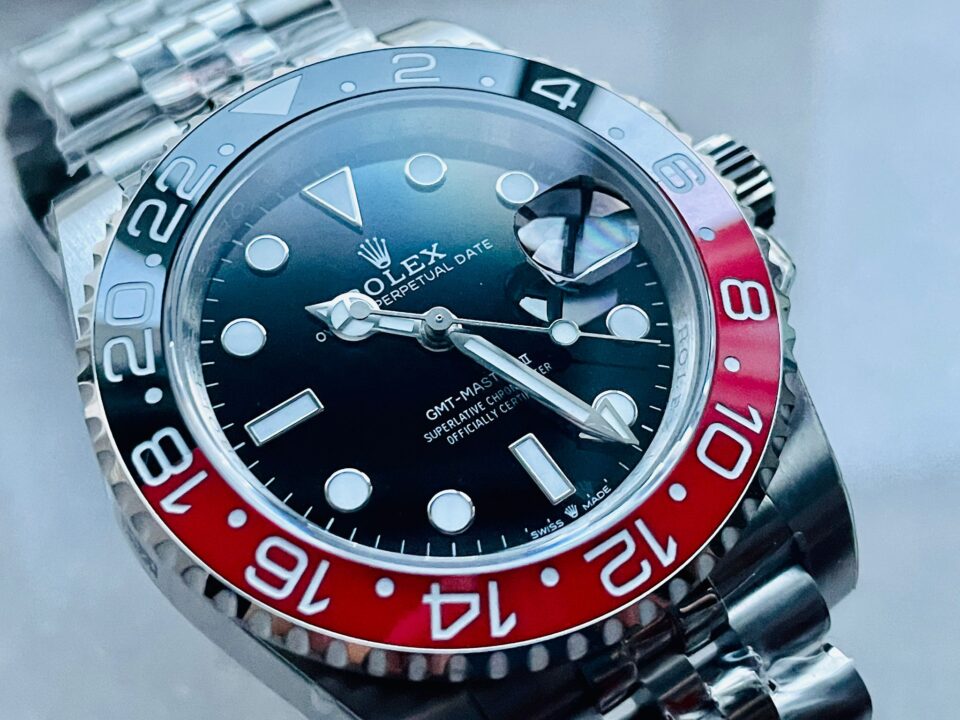 GMF Factory 1:1 GMT Master II 16710 V5 COLA 904L SS 1:1 RED BLACK Bezel Best Edition