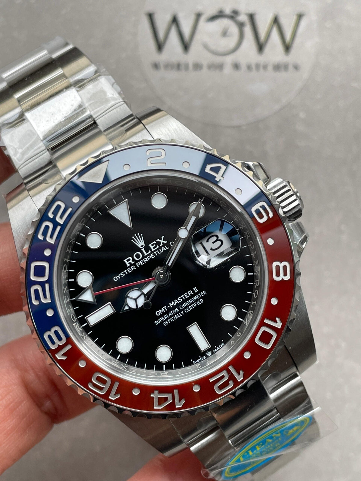 Clean Factory 1:1 GMT-Master II 126710 BLRO PEPSI Blue/Red Best Edition Ceramic DD3285 CHS