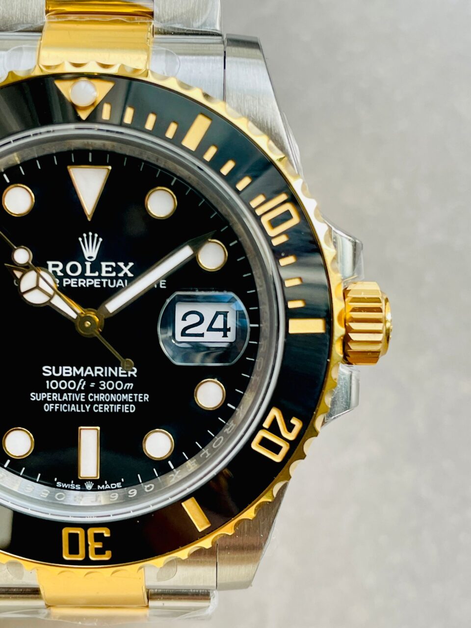 VSF FACTORY 1:1 Submariner Date 126613 LN Bimetal BEST EDITION YG & SS 904L Black Dial Swiss 3235
