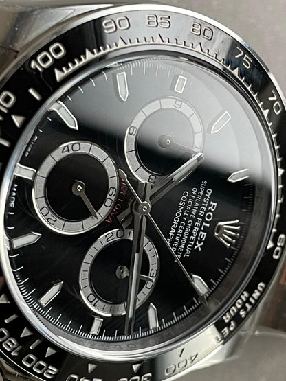 Clean factory 1:1 Rolex 2023 Daytona 126500 Best Edition 904L Steel Black Dial SH4131