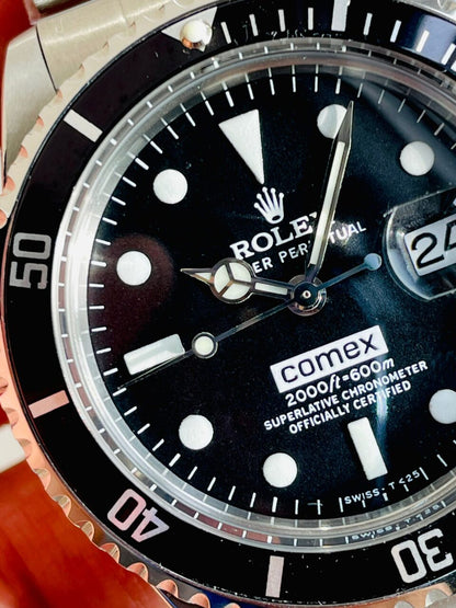 Vintage JK Factory COMEX Submariner RARE 2836 Movement black dial black bezel