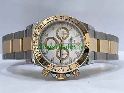 Rolex Cosmograph Daytona 40 Yellow Rolesor White Index Dial Ref.116503