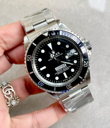 Vintage JK Factory COMEX Submariner RARE 2836 Movement black dial black bezel