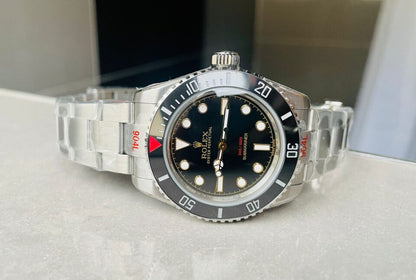 GMF FACTORY 1:1 Submariner “Tempus Machine Red Depth 216A” 904L SS Black Dial A3130