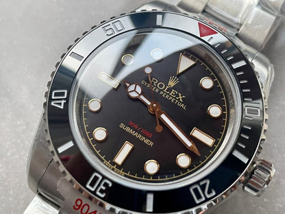 GMF FACTORY 1:1 Submariner “Tempus Machine Red Depth 216A” 904L SS Black Dial A3130
