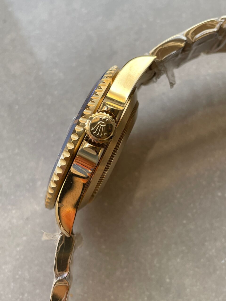 Clean Factory 1:1 Submariner 116618 LB Best Edition Blue Ceramic YG Plated 904L Steel VS3135
