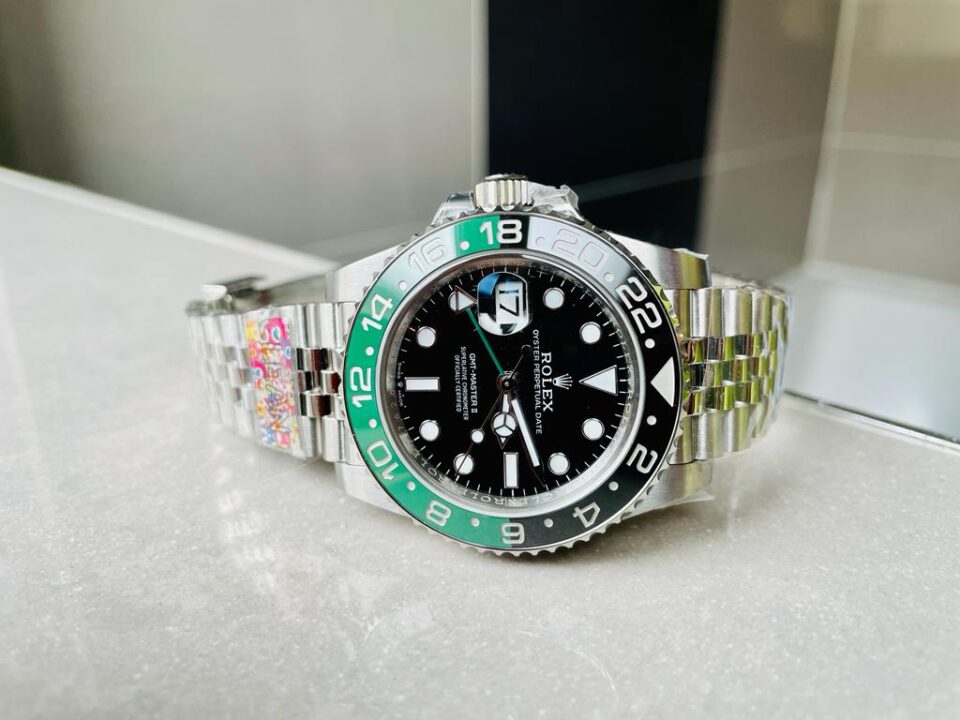 Clean GMT-Master II 126720VTNR SPRITE 904L SS Black Dial VR3186