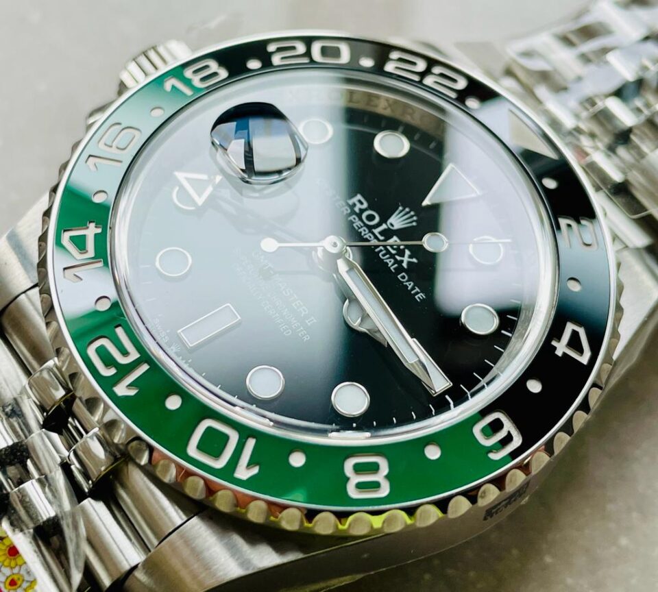 Clean GMT-Master II 126720VTNR SPRITE 904L SS Black Dial VR3186