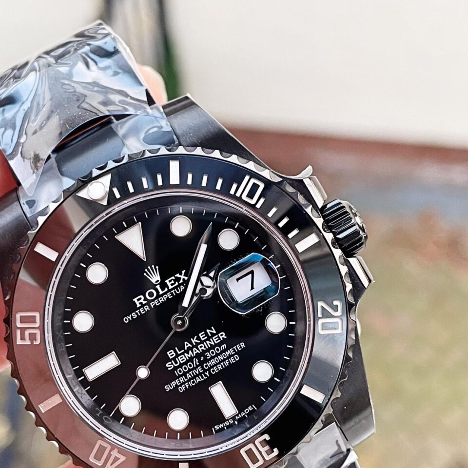 V6F FACTORY 1:1 Submariner 116610 PVD Best Edition Blaken All Black Ceramic 904L Steel A2824