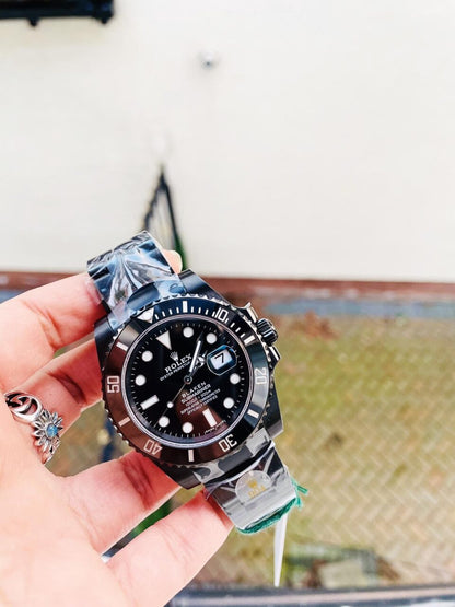 V6F FACTORY 1:1 Submariner 116610 PVD Best Edition Blaken All Black Ceramic 904L Steel A2824