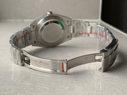 EW FACTORY 1:1 Rolex OYSTER PERPETUAL BRIGHT BLUE dial 41MM Asian A3230