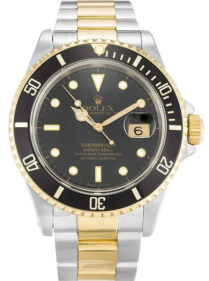 Rlx Submariner Black Dial 16613