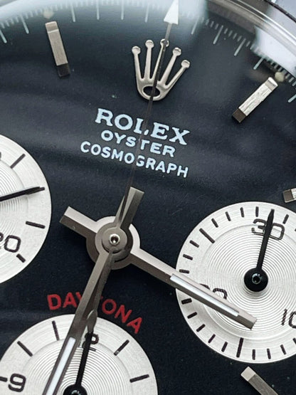 VINTAGE Rolex Daytona 6263 SS Black Dial 2 on Bracelet Venus 75
