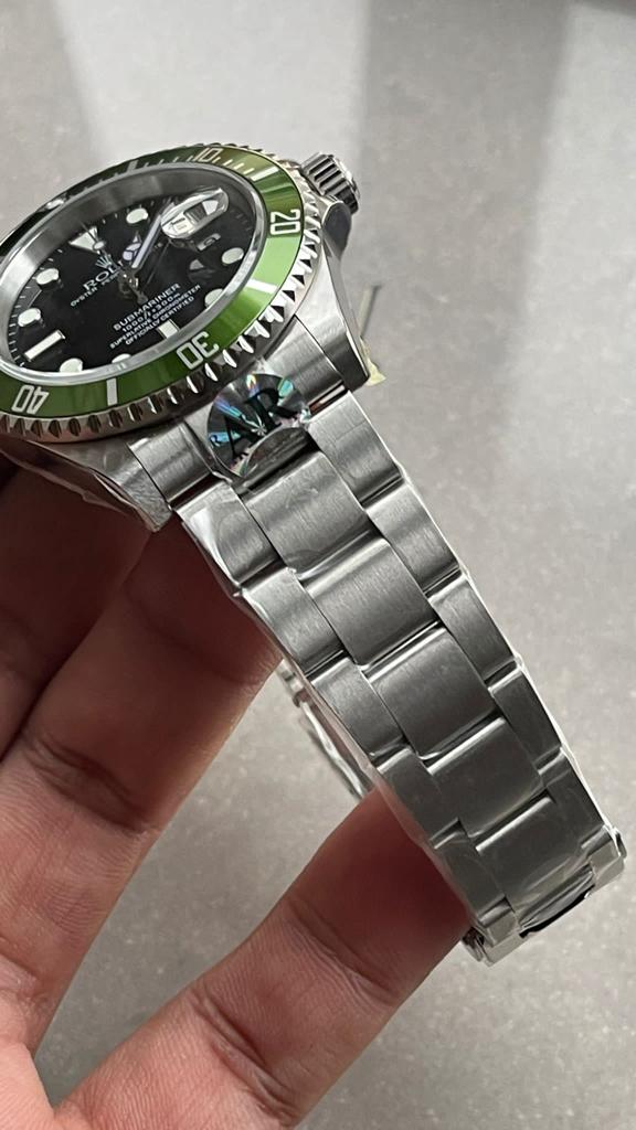 ARF FACTORY 1:1 Rolex Submariner "Kermit" 16610LV 904L SS Black Dial SH3135