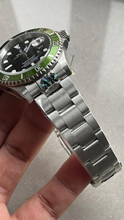 ARF FACTORY 1:1 Rolex Submariner "Kermit" 16610LV 904L SS Black Dial SH3135