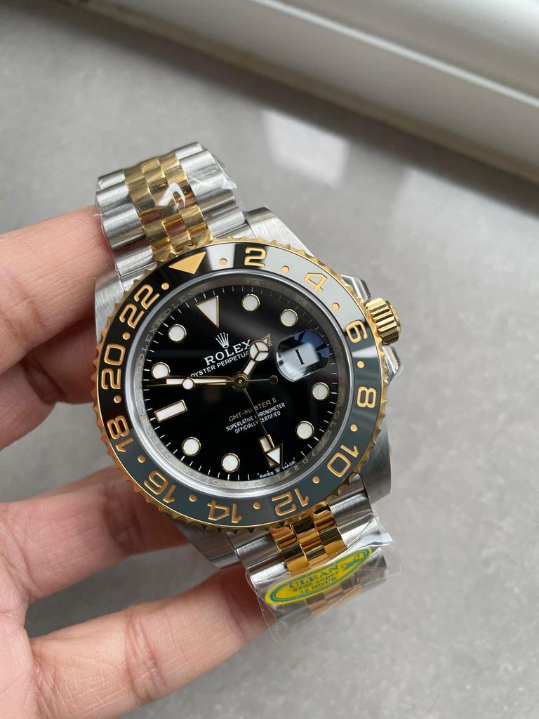 Clean Factory 1:1 GMT-Master II 126713 ZOMBIE 904L YG/SS Black Dial Dots DD3285 CHS