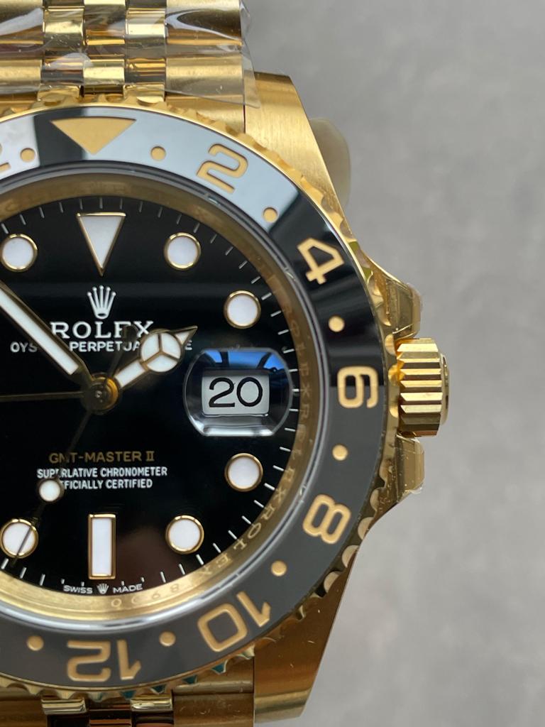 Clean Factory 1:1 GMT-Master II 126718 904L YG Black Dial Dots DD3285 CHS