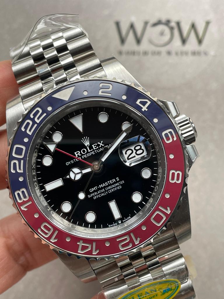 Clean Factory 1:1 GMT-Master II 126710 BLRO PEPSI Best Edition Blue/Red Ceramic DD3285 CHS