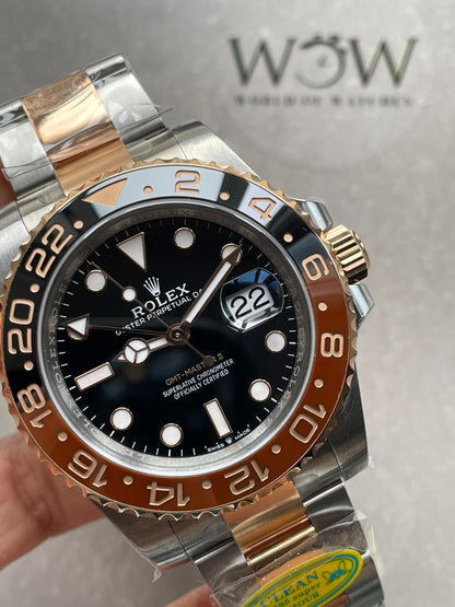 Clean Factory 1:1 GMT-Master II 126711 CHNR Black/Brown Ceramic Rootbeer Best Edition DD3285 CHS
