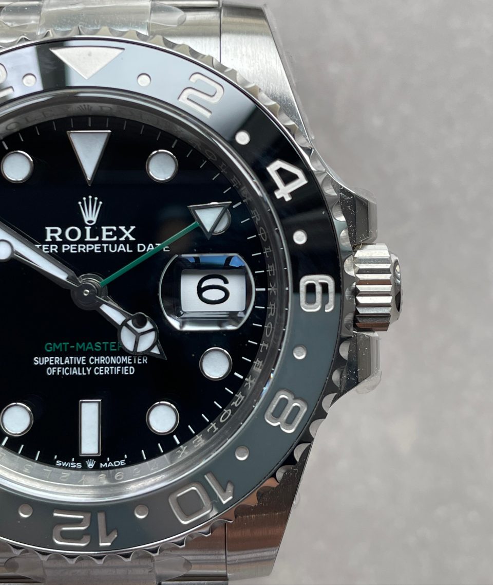 Clean Factory 1:1 GMT-Master II 126710 Best Edition GRNR Bruce wayne Black/Gray Ceramic 904L Steel DD3285