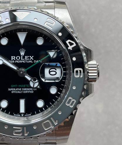 Clean Factory 1:1 GMT-Master II 126710 Best Edition GRNR Bruce wayne Black/Gray Ceramic 904L Steel DD3285