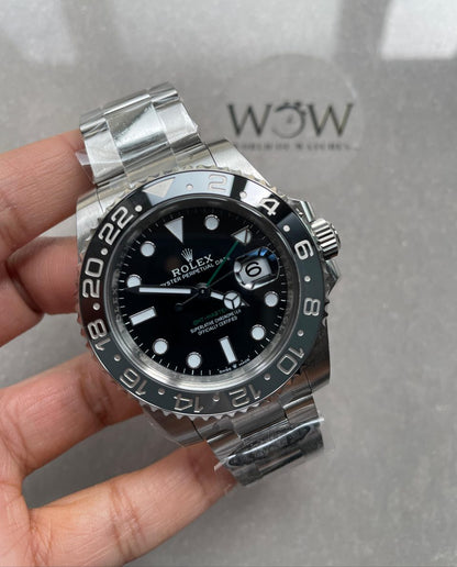 Clean Factory 1:1 GMT-Master II 126710 Best Edition GRNR Bruce wayne Black/Gray Ceramic 904L Steel DD3285