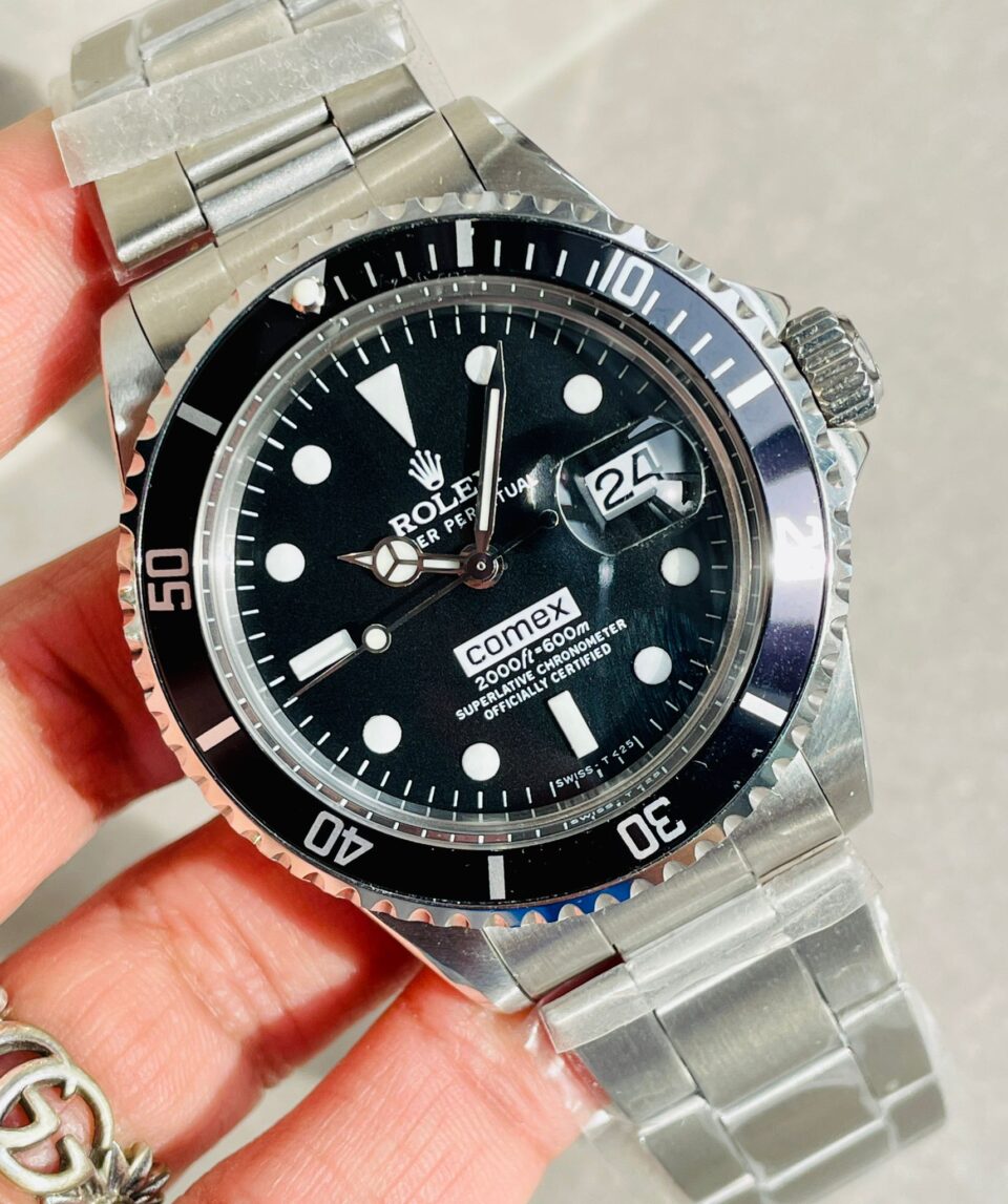 Vintage JK Factory COMEX Submariner RARE 2836 Movement black dial black bezel