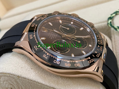 Rolex Cosmograph Daytona 40 Everose Gold Chocolate Index Dial Ref.116515LN