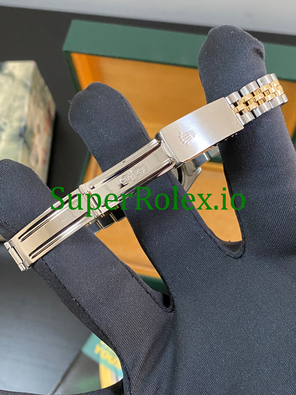 Rolex Lady-Datejust Steel and Yellow Gold Champagne Index Dial  Ref.69173