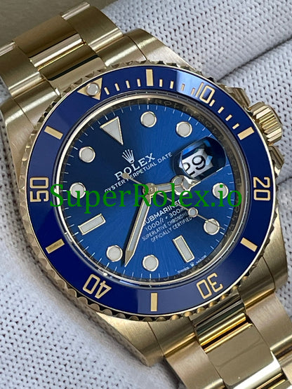 Rolex Submariner Date 41MM Yellow Gold Ref.126618LB