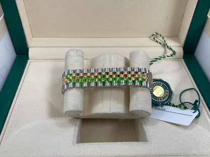 Rolex Datejust 31 Yellow Gold Dark Grey Diamond Dial Ref.278383RBR