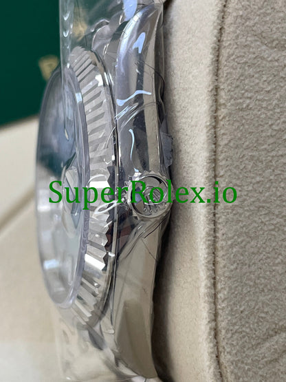 Rolex Platinum Day-Date 40MM Ref.228236 - Ice Blue Baguette Diamond Dial