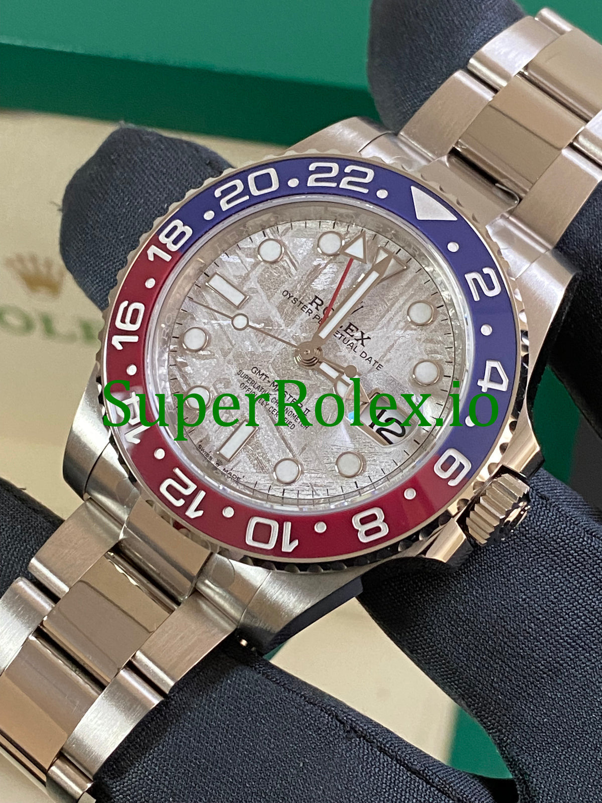 GMT-Master II 40mm White Gold Ref.126719BLRO