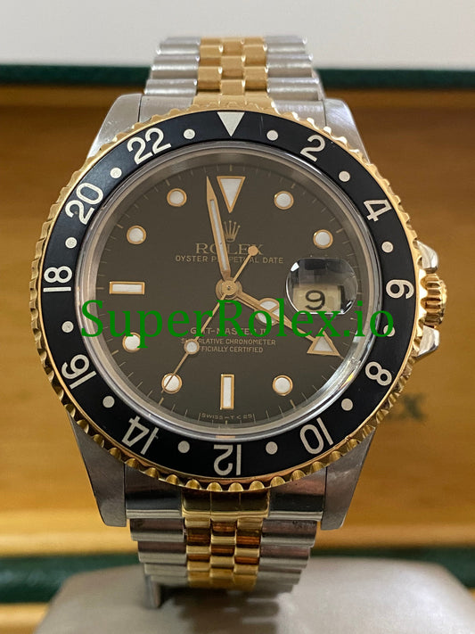 GMT-Master II Steel and Yellow Gold Ref.16713 - Black Dial