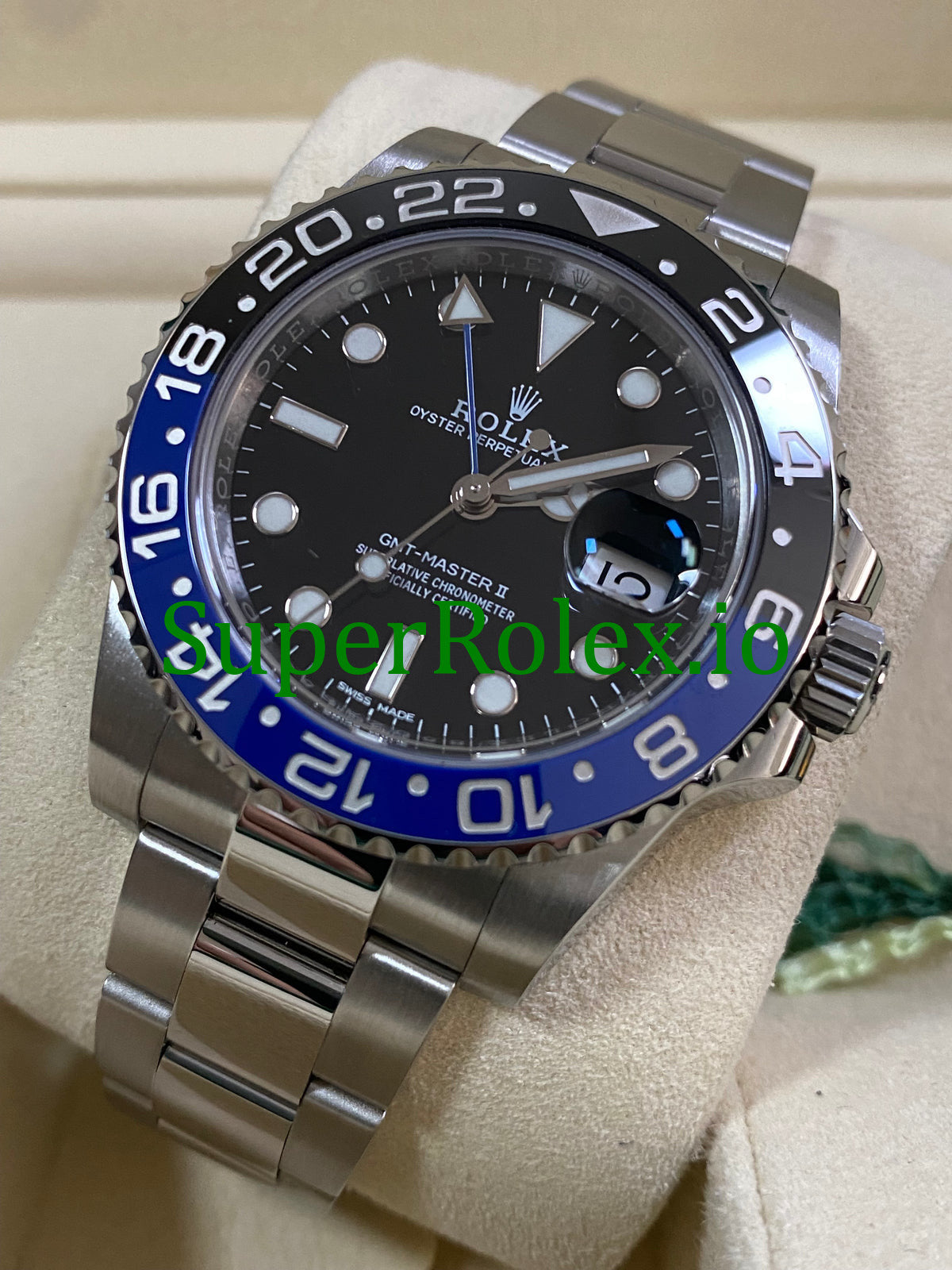 GMT-Master II 40mm Steel Oyster Ref.116710BLNR - Black Dial