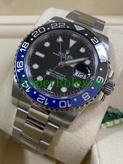 GMT-Master II 40mm Steel Oyster Ref.116710BLNR - Black Dial