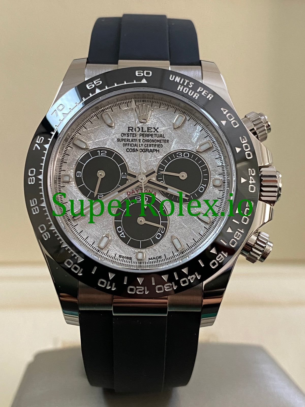 Cosmograph Daytona 40 White Gold Meteorite Dial Ref.116519LN