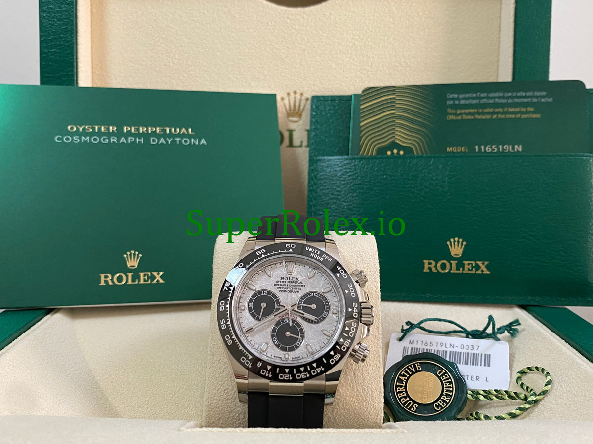Cosmograph Daytona 40 White Gold Meteorite Dial Ref.116519LN